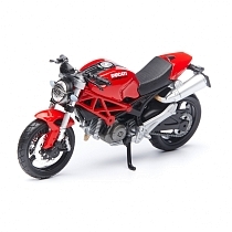 Картинка Maisto Мотоцикл Ducati Monster 696, 1:18 красный от магазина gnom.land