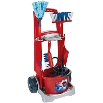 Картинка Klein Тележка с аксессуарами для уборки Vileda от магазина gnom.land